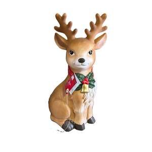 2026 Painted LED Deer Blow Mold Battery Timer 2.5ft Brown Color Lights Up New